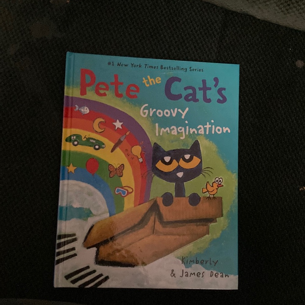 Pete the cat groovy imagination hardcover book